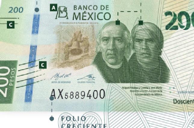 Estos son los elementos de seguridad del nuevo billete de 200 pesos •  Economía y finanzas • Forbes México