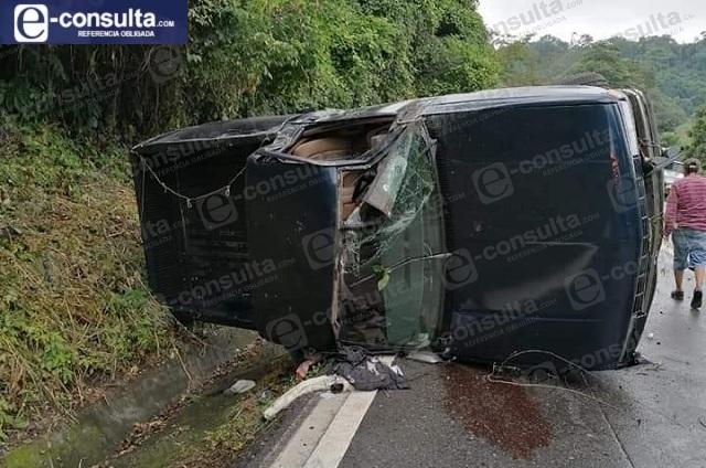 Volcadura En La México Tuxpan Deja Dos Heridos E